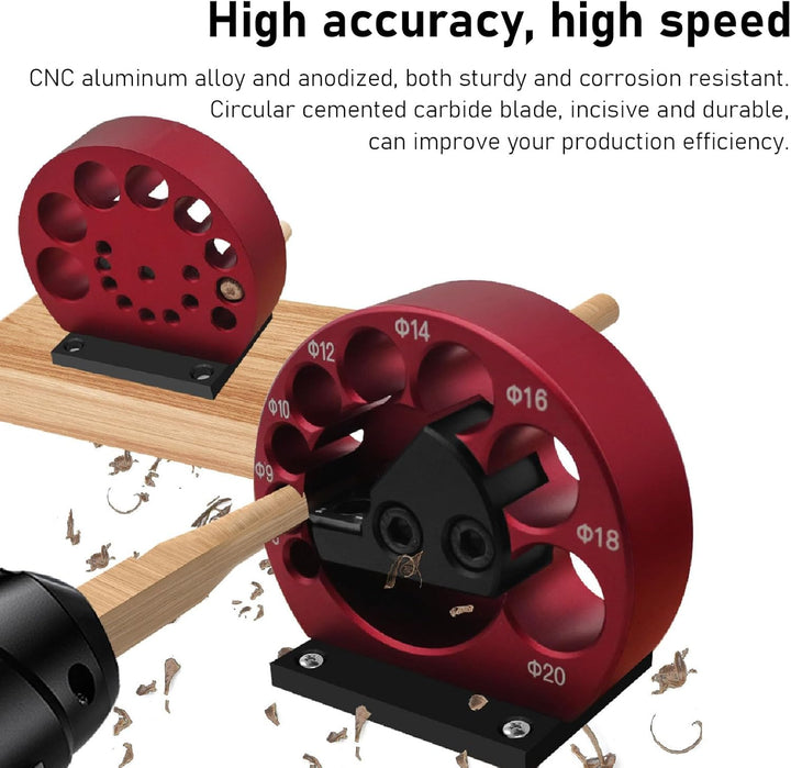 8 Bis 20 Mm Dübelmacher, Rundstab, Hilfswerkzeug, Dübelschneideplatte für Alle Weich- und Harthölzer