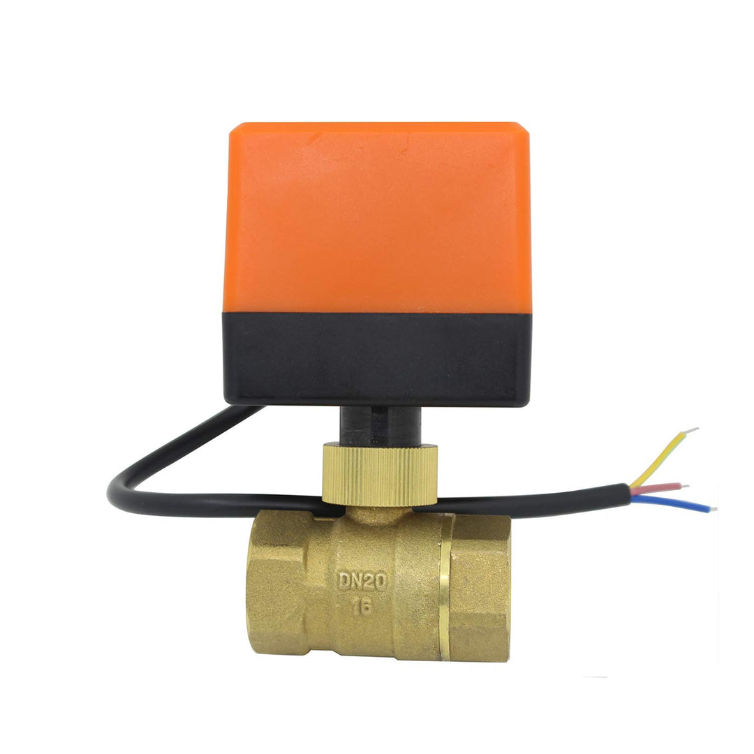 Motorisiertes 2-Wege-Kugelventil, elektrisch, 220 V, Magnetventil, normalerweise offen, 1/2 3/4 1 1-