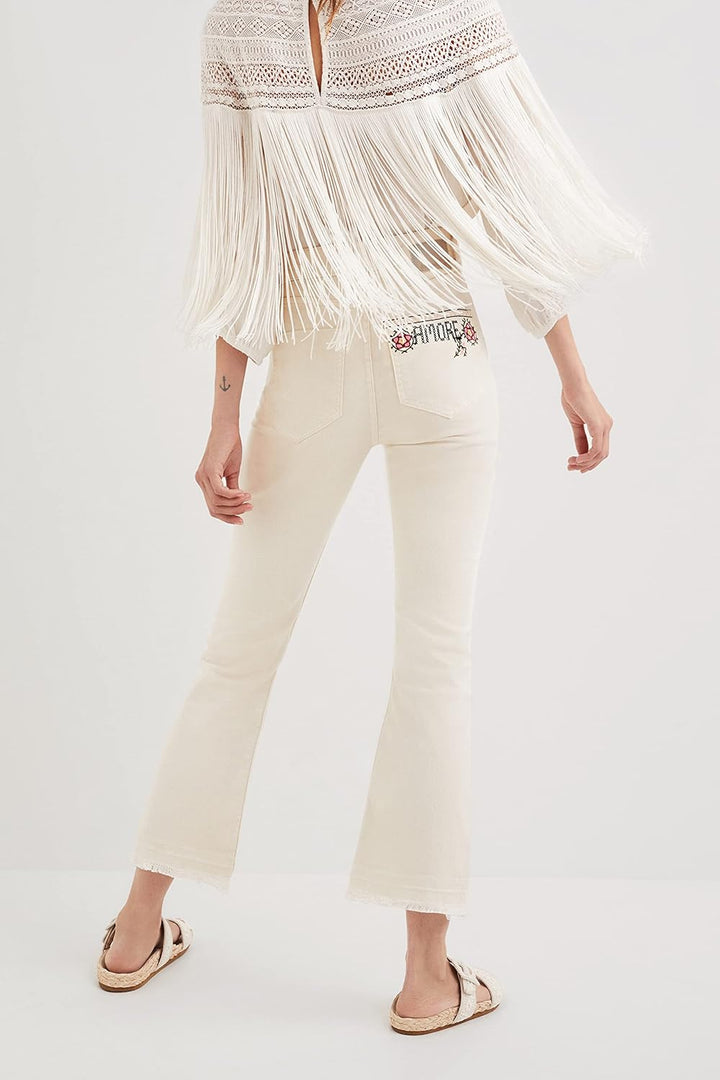 Desigual Damen Denim_Jerry Jeans 44 Weiss, 44 Weiss