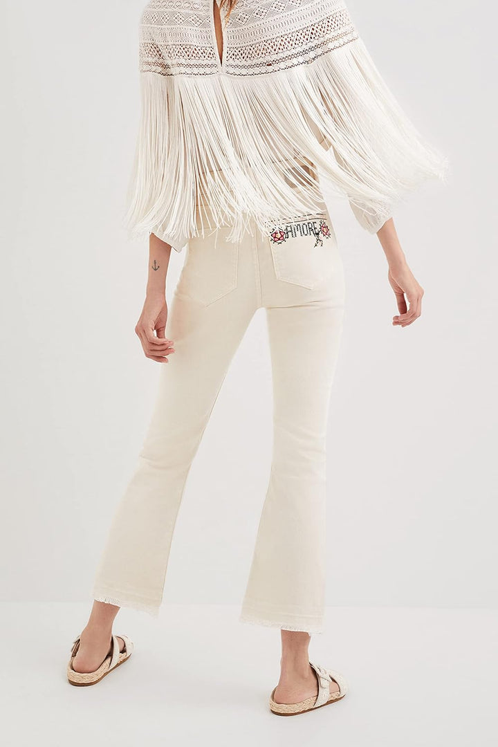 Desigual Damen Denim_Jerry Jeans 44 Weiss, 44 Weiss