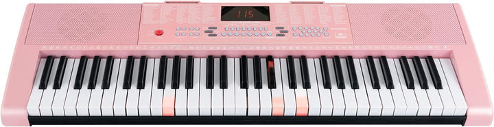 McGrey LK-6120-MIC Keyboard Set - Einsteiger-Keyboard mit 61 Leuchttasten - 255 Sounds und 255 Rhyth