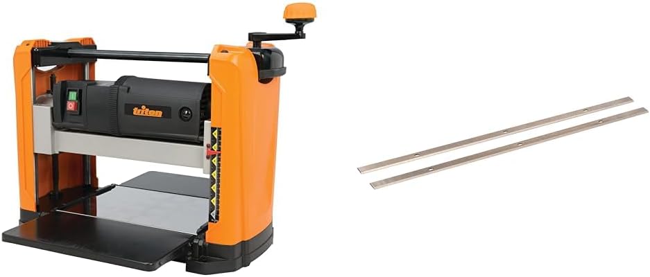 Triton - TRITON - Raboteuse/dégauchisseuse 317 mm & Triton TPTPB Messer für Dickenhobelmaschine, 2er