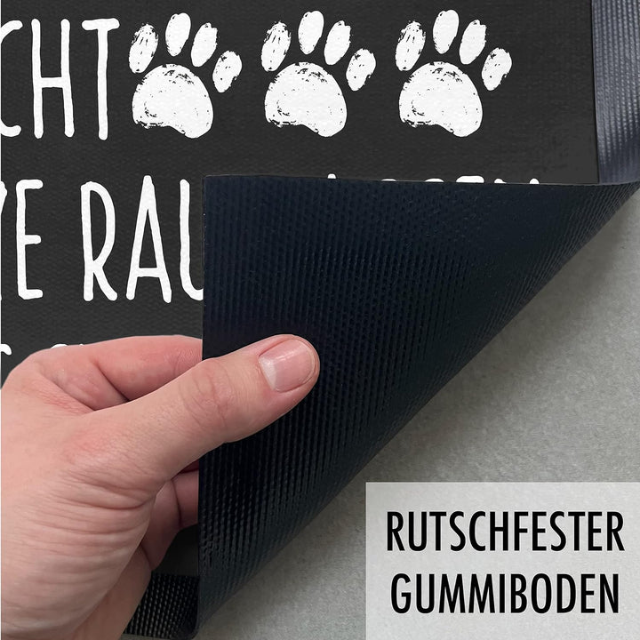 Trendation - Lustige Katzen Fussmatte Bitte Nicht Die Katze Rauslassen Spruch Katzenbesitzer Fussmat