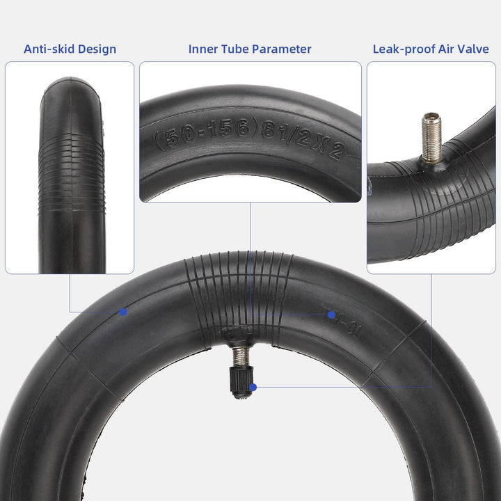 ulip 8,5 Zoll 8 1/2 x 2 verdickter Ersatzschlauch vorne und hinten 50/75-6.1 für Gotrax GXL Hiboy S2