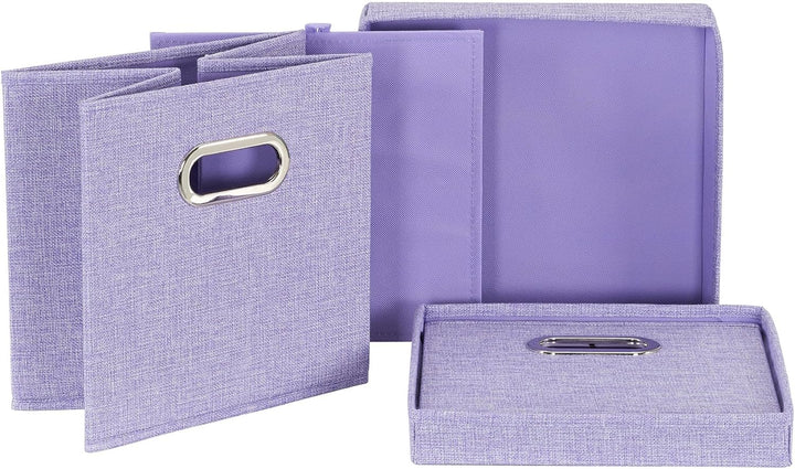 Household Essentials 814-1 Café Cube Abfalleimer Aufbewahrungs-Set mit Deckel und Griffen | 2er Pack