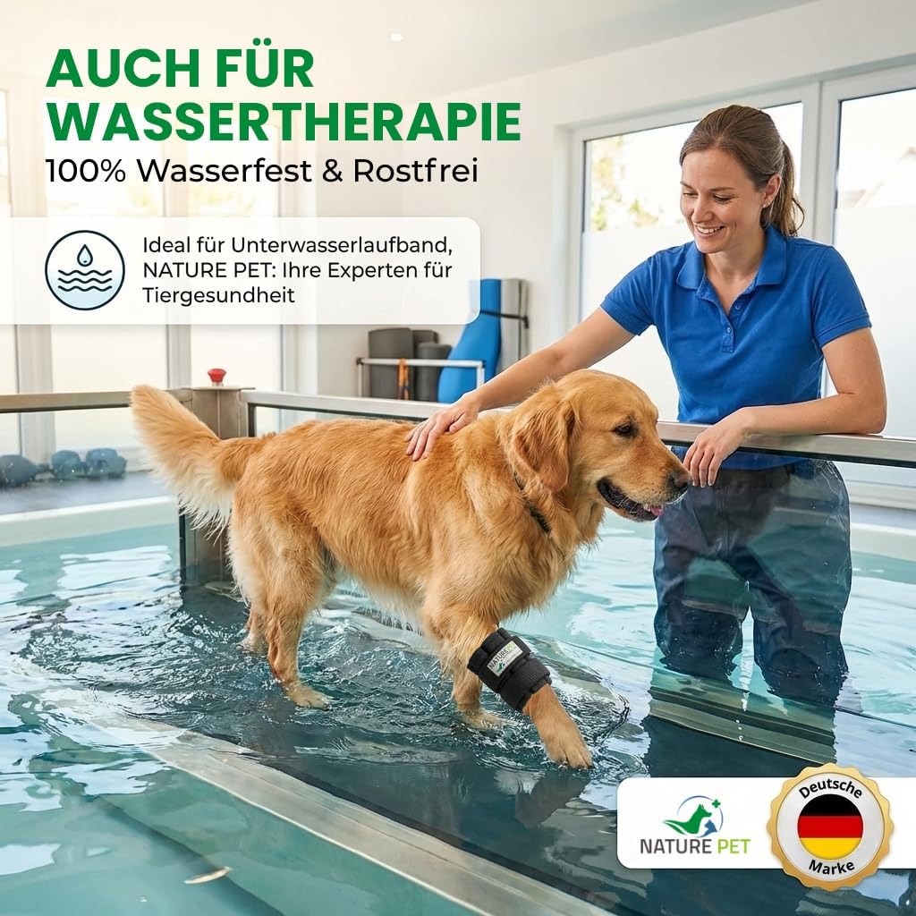 Nature Pet Therapiemanschette/Trainingsbandage mit Gewichten für Hunde (XL), XL