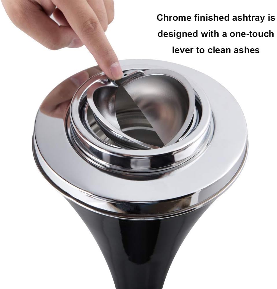 Modern Aschenbecher mit Standfuss Garten Ascher Freistehend Standaschenbecher Standascher Zigaretten