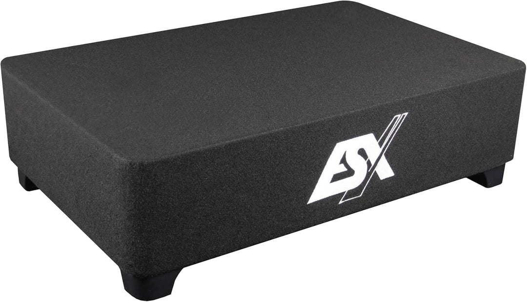 ESX QX12BXA - 12“ (30 cm) aktiver Downfire-Subwoofer aus der Quantum -Serie | 1000W Peak