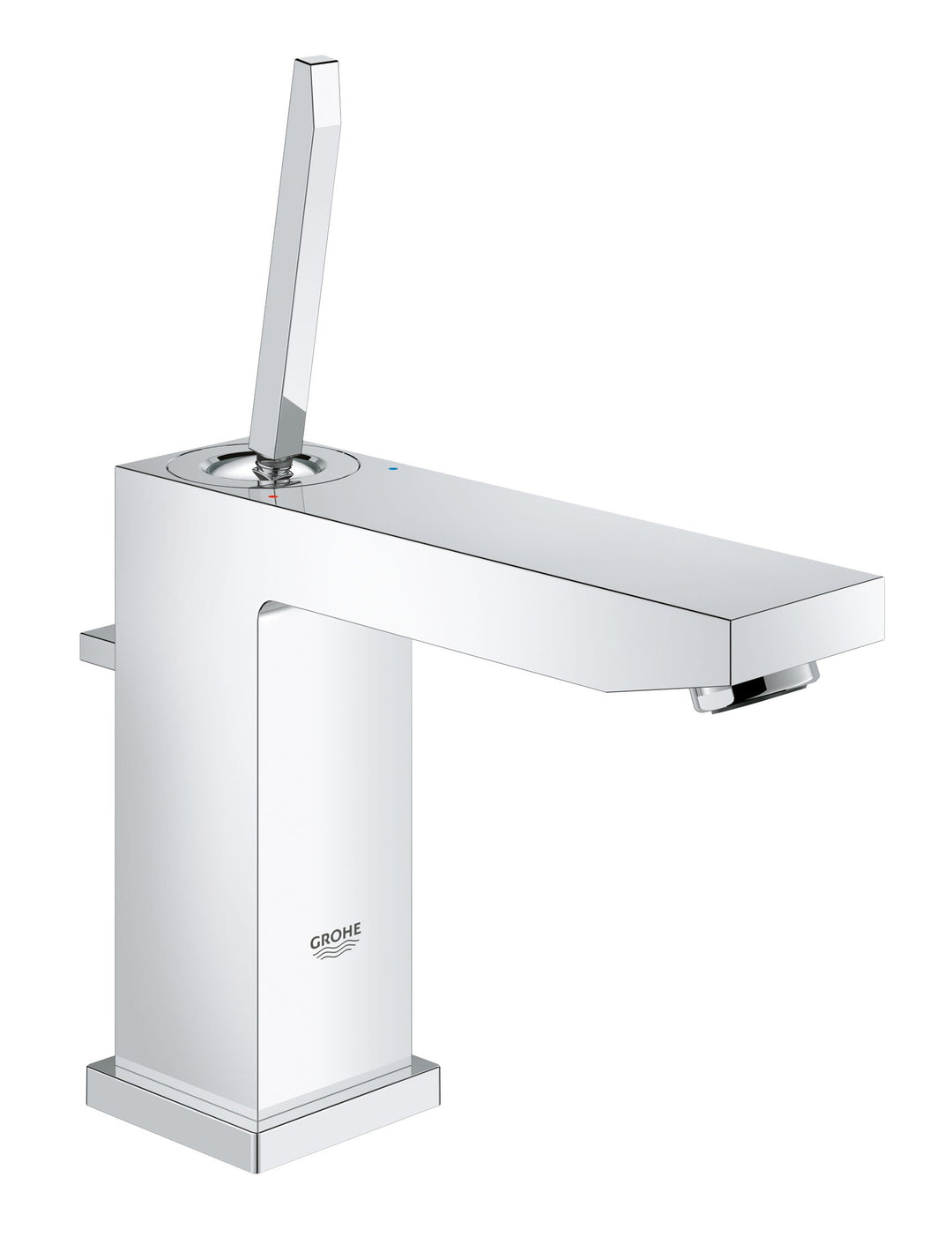Grohe Einhand-Waschtischbatterie, DN 15 M-Size, 1 Stück, 23657000, Grau M mit Zugstangen-Ablaufgarni