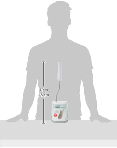Joseph Joseph Flex Lite - 2er-Pack Silikon-Toilettenbürste mit schlankem Haltegriff, flexibel, tropf