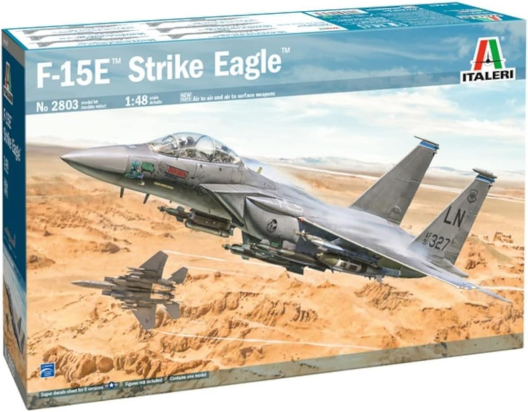 Italeri IT2803 2803 F-15E Strike Eagle, Massstab 1:48, Plastic Model Kit, Modell aus Kunststoff zum