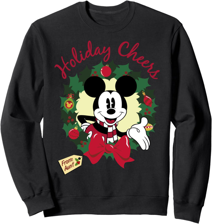 Disney Mickey And Friends Weihnachten Holiday Cheers Aunt Sweatshirt
