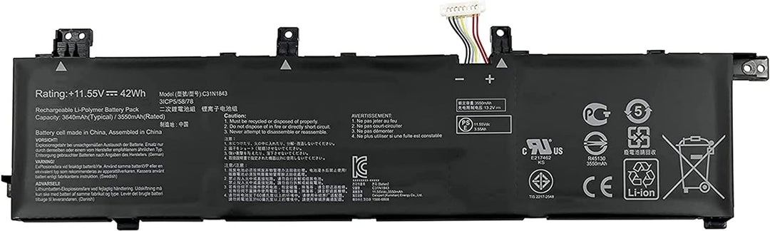 AKKEE C31N1843 Laptop Akku für ASUS VivoBook S14 S432FA S432FL S15 S532FA S532FL X432FA X432FL X432F