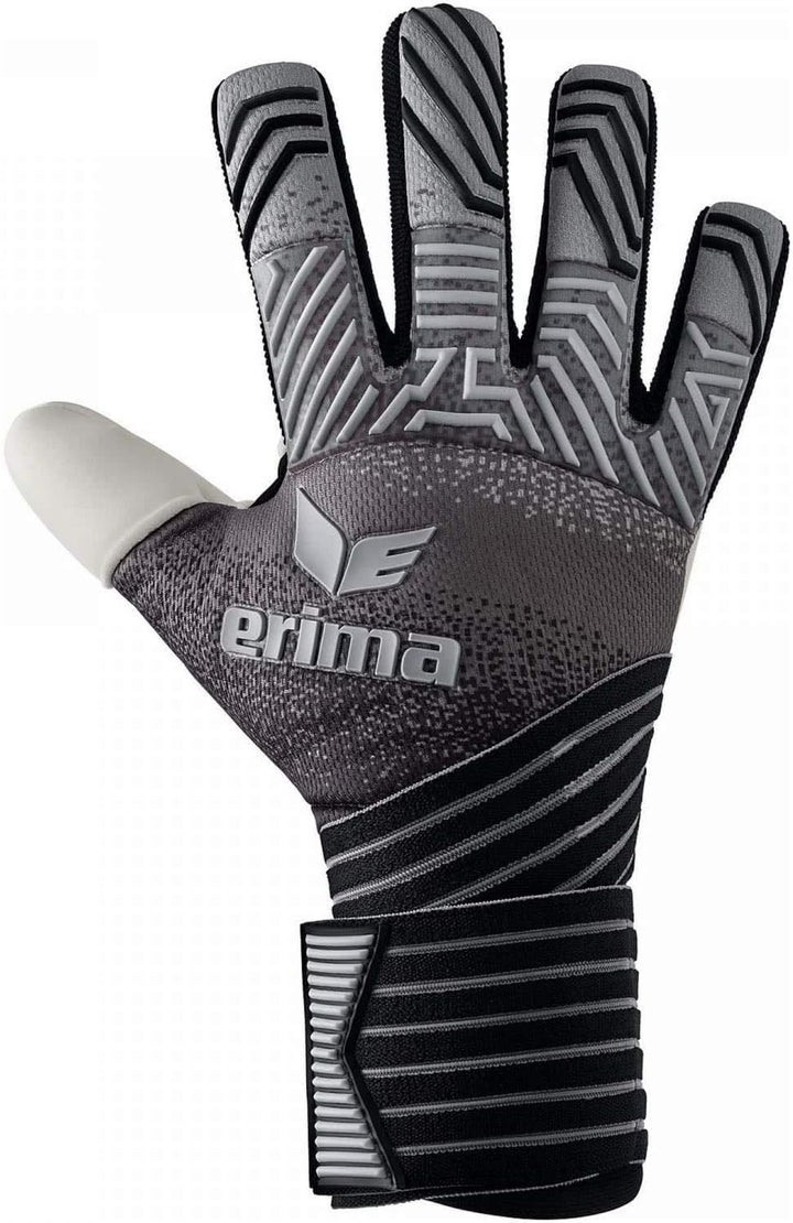 Erima Erwachsene Flex Rd Pro Torwarthandschuhe 8.5 schwarz/grau/weiss, 8.5 schwarz/grau/weiss