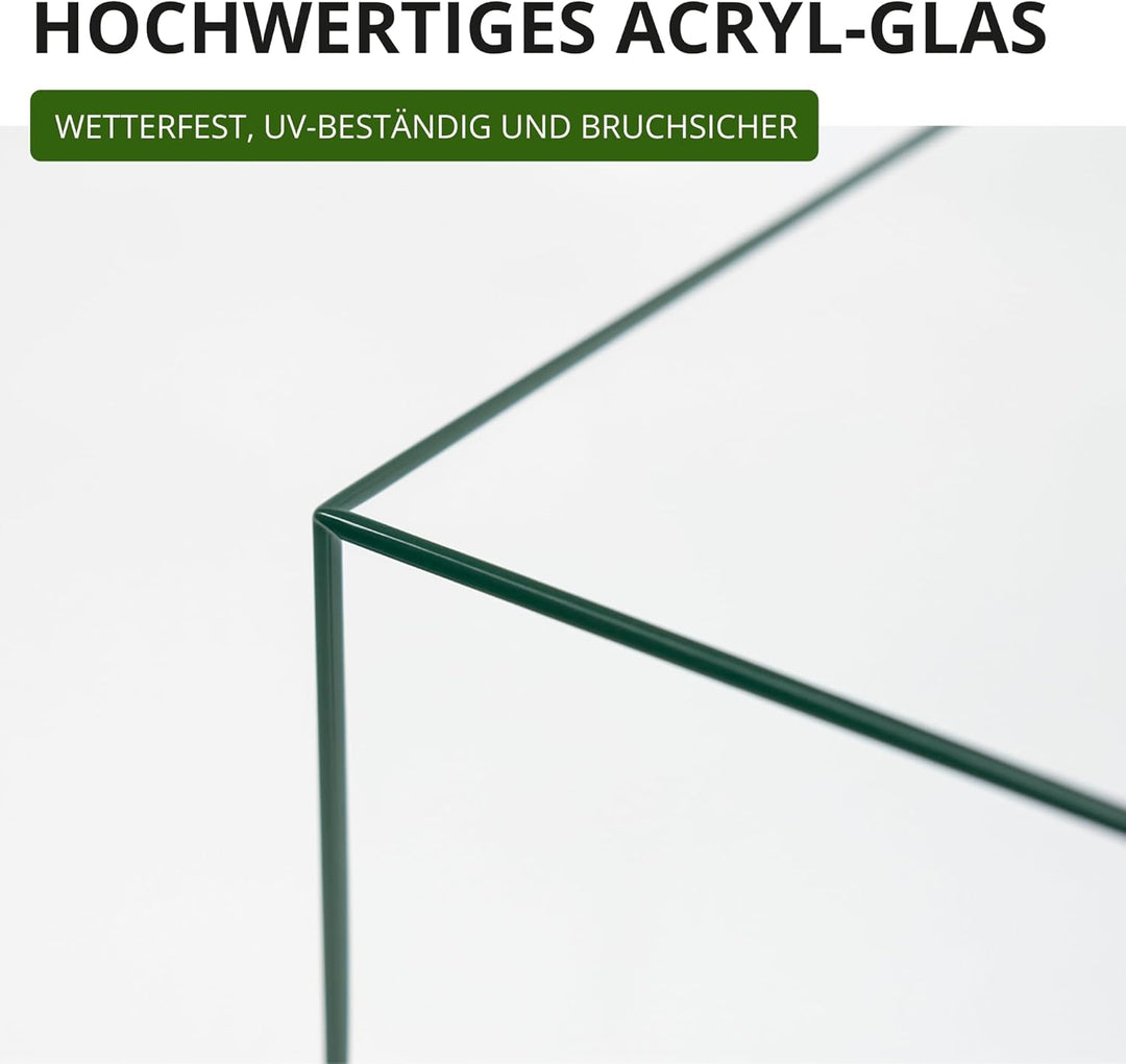 StarK® Blumenständer,Premium Acrylglas Dekosäule belastbar bis 30kg,Blumensäule,Pflanzenständer,Pode