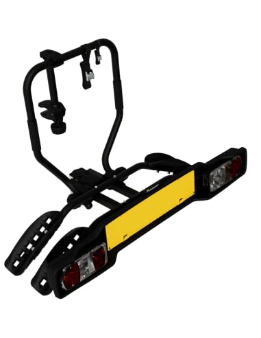 Peruzzo Siena Fahrradträger Anhängerkupplung 2 Fahrräder 669N schwarz, Extra breit