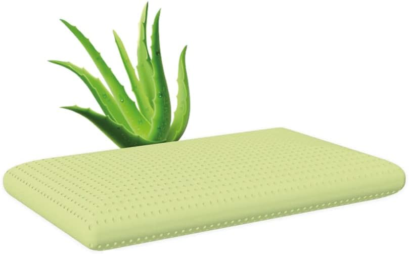 MAPE Duftkissen Nackenstützkissen viscoelastischer Thermo-Soft-Schaum Kissen mit 100% Baumwollbezug