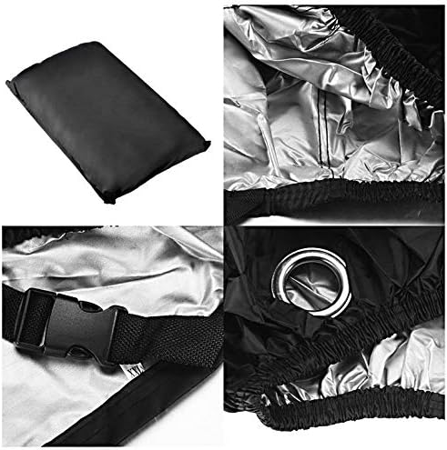 Motorrad Abdeckplane XL für Moto Guzzi V7 III Rough/Carbon/Stone schwarz