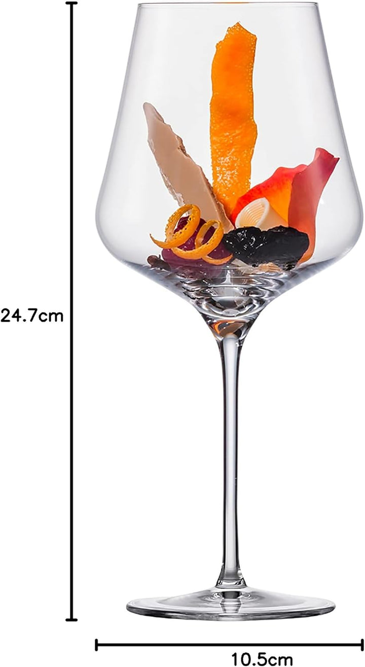 Eisch Sky Burgundy Sensis Plus bleifreies Kristallweinglas, 2 Stück, 713 ml Burgunderrot, 2er-Set, B