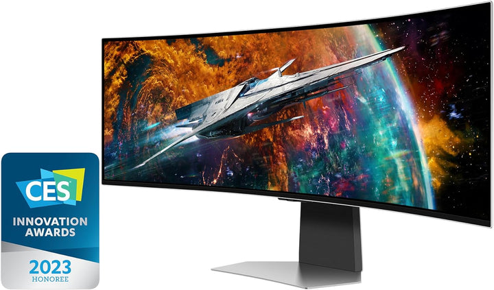 Samsung Odyssey OLED G9 Curved Gaming Monitor G95SC, 49 Zoll, QD-OLED-Panel, 5.120 x 1.440 Pixel, Bi