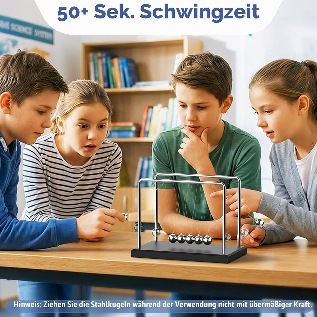 Theefun Newtons Wiege Balance Bälle Wissenschaft Physik Gadget Desktop Dekoration kinetische Bewegun