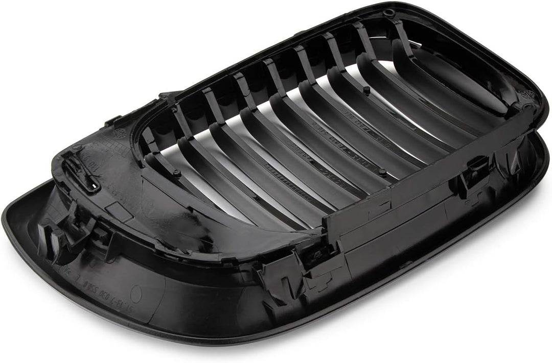Kühlergrill Nieren Doppelsteg Kühlergrill E46 (Glanz Schwarz) -Twilight Garage Auto, E46