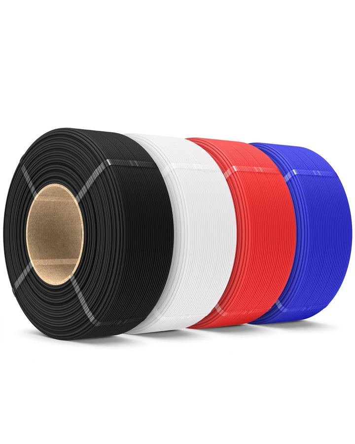 SUNLU Rapid PETG Filament Refill 1.75mm 4KG, 3D Drucker Filament PETG Matt Bündel, No-Spule PETG HF
