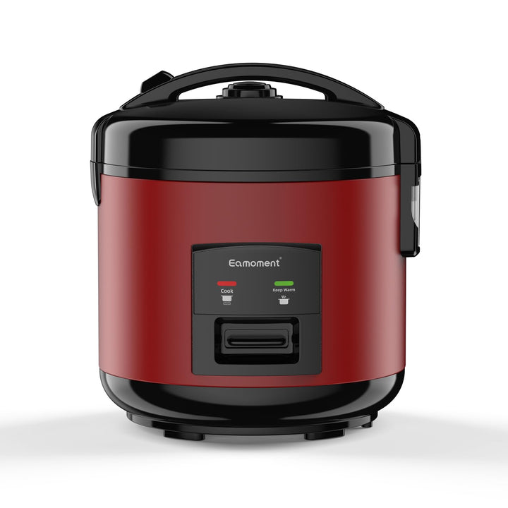 Eamoment DRC-5020RD 1L | 400W Reiskocher &amp; Dampfgarer(1ltr-5 Tassen) Für 1-5 Personen Schnelles Koch