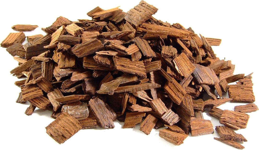 AlcoFermBrew Eichenholzchips Intense 100g - Eichenholzspäne Französisch | Räucherholz | Eichenholz C