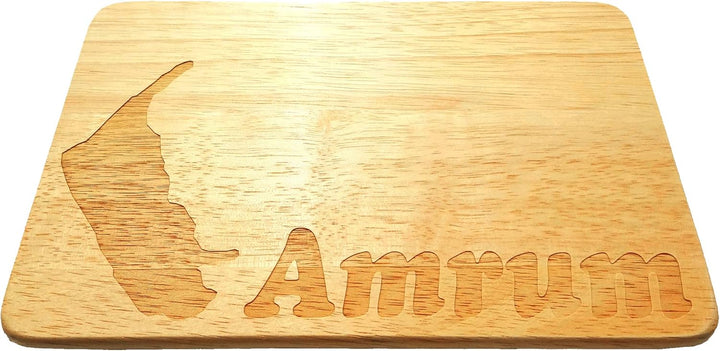 Brotbrett Amrum Gravur Nordfriesland Inseln Holz