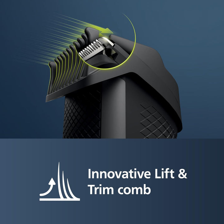 Philips Barttrimmer Serie 3000 mit Lift & Trim-Technologie (Modell BT3206/14)