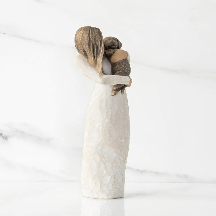 Willow Tree Adorable You Dark Dog Figur Mehrfarbig, Mehrfarbig