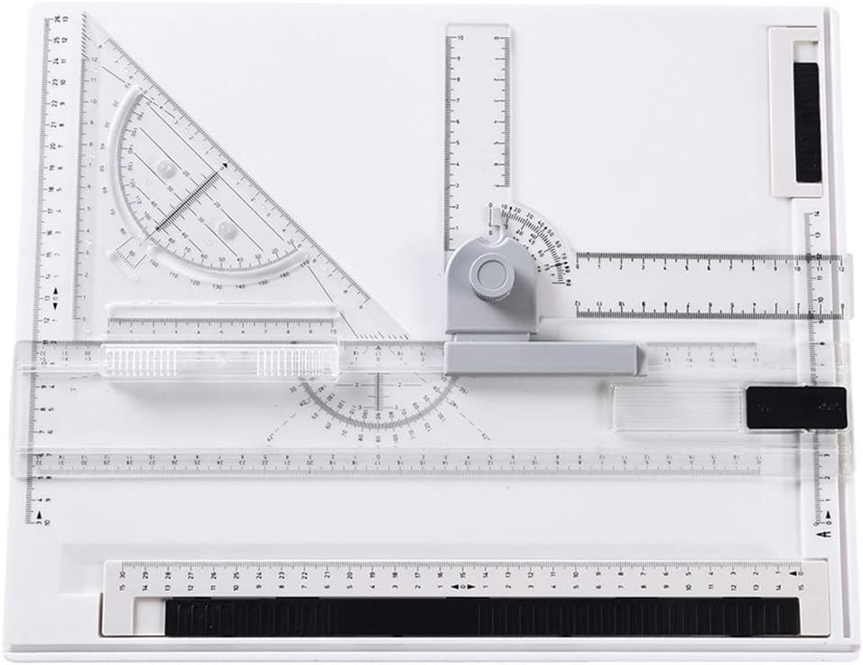 37 x 29 cm multifunktionales schnelles Zeichenbrett A4 tragbares Zeichenbrett mit klarem Grafikwinke