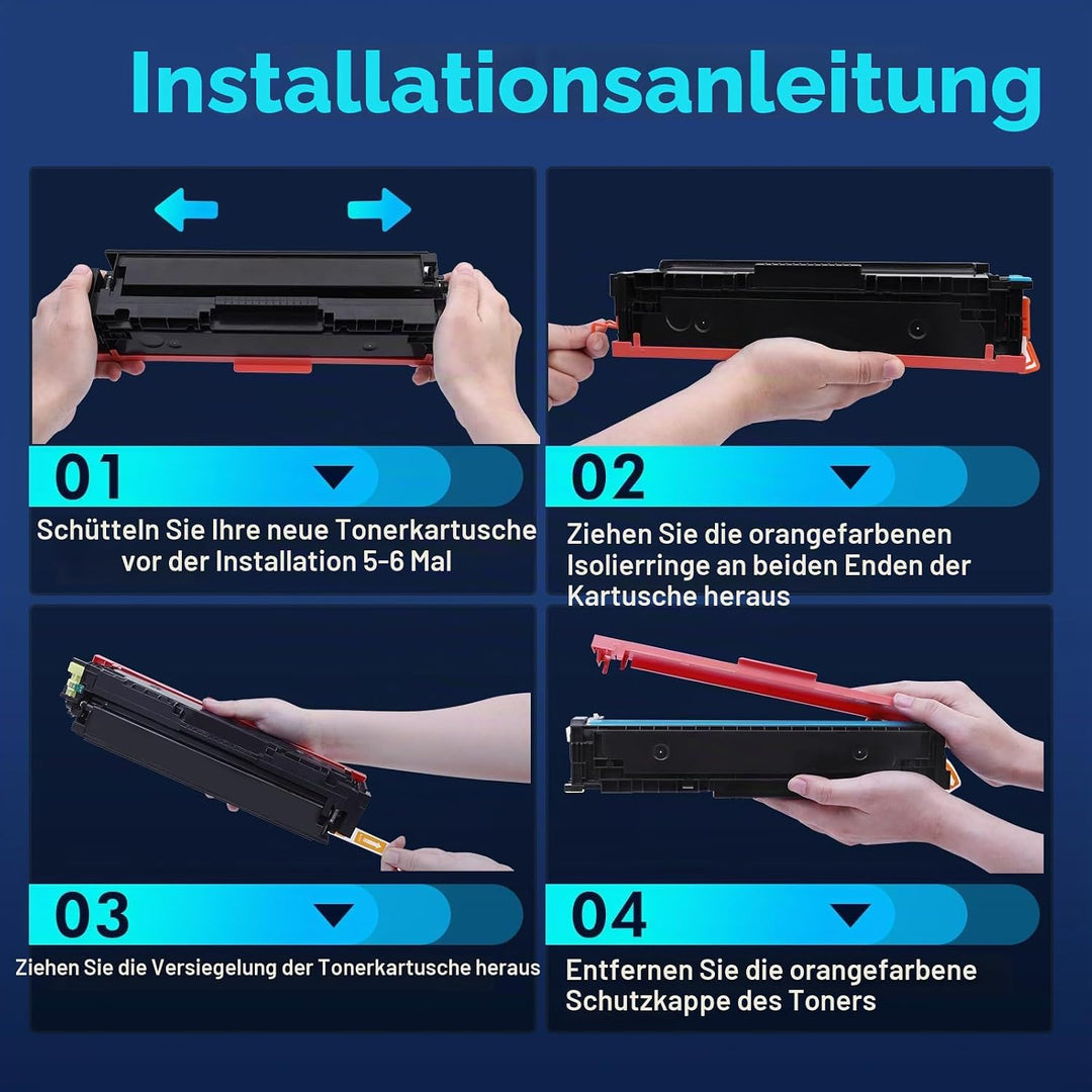 415X 415A Toner (mit Chip) kompatibel für LaserJet Pro MFP M479FDW M479FDN M479DW M479FNW M454DN M45
