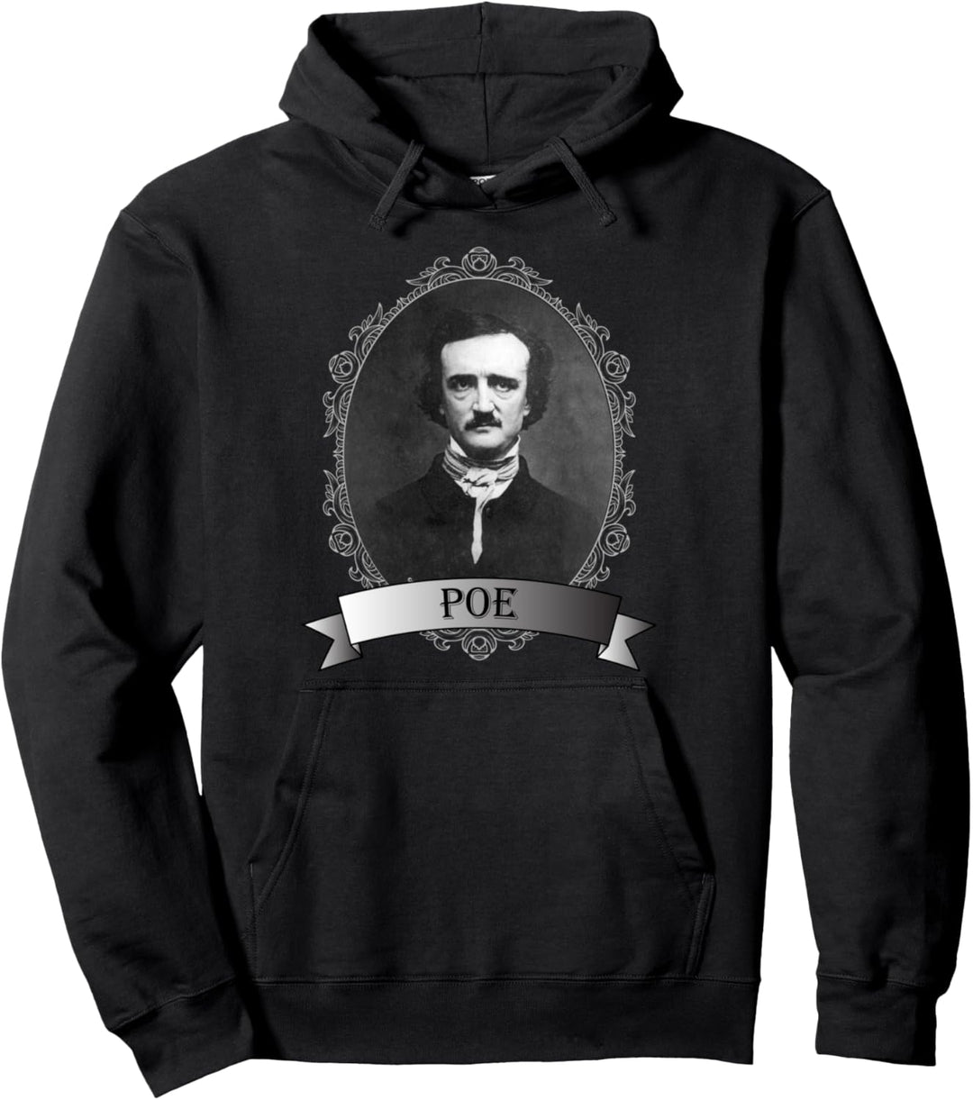 Edgar Allan Poe T-Shirt Portrait Pullover Hoodie