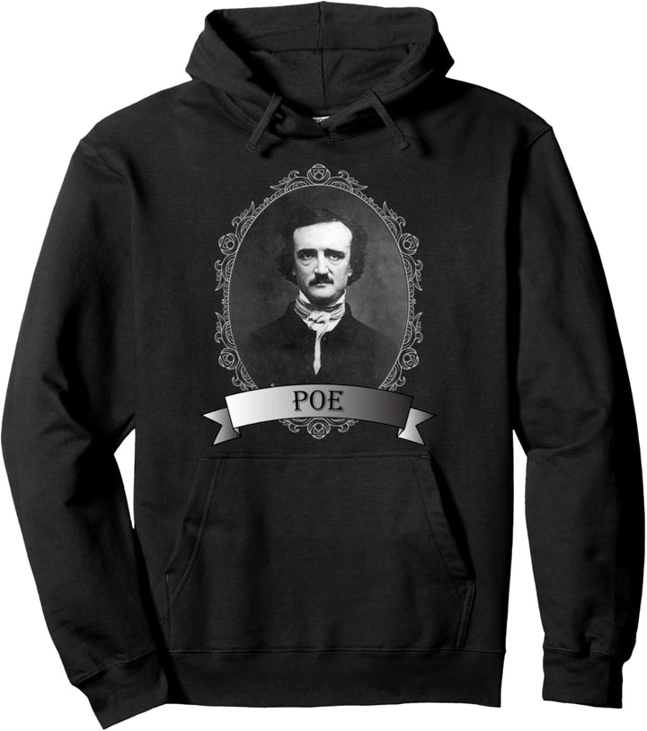 Edgar Allan Poe T-Shirt Portrait Pullover Hoodie
