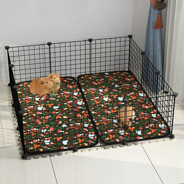 2 Stück PIPI Pads für Meerschweinchen, Super Saugfähig Kleintier Pee Pads, Wasserdichte Pipipads für