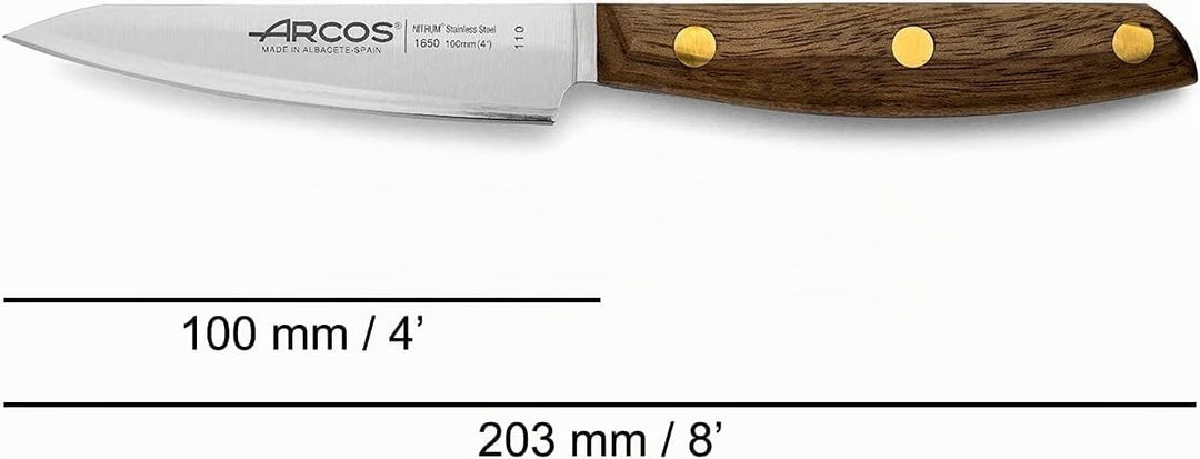 Arcos Serie Nordika - Set 3 Küchenmesser (Schälmesser + Küchenmesser + Kochmesser) - Edelstahl NITRU
