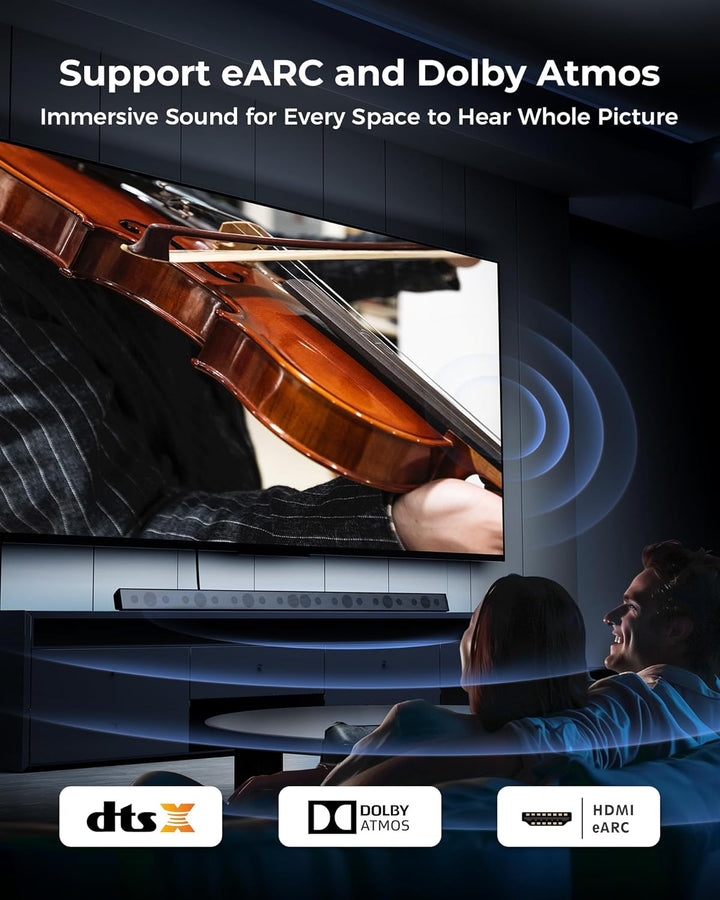 Silkland 8K HDMI 2.1 Kabel 10m, HDMI Kabel 4K@144Hz/120Hz 8K@60Hz,eARC, HDR10, Dolby Atmos, 48Gbps,