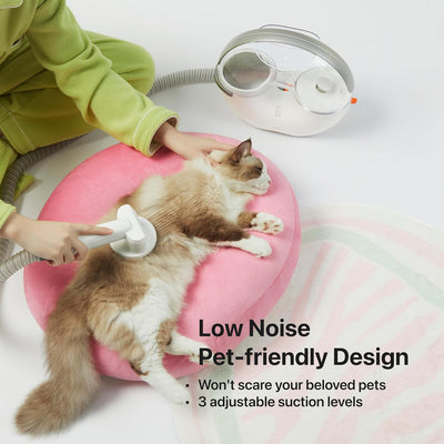 Neakasa S1 Pro Hundeschermaschine mit Staubsauger, null Lärm Schermaschine für Hunde Katzen, 15000 P
