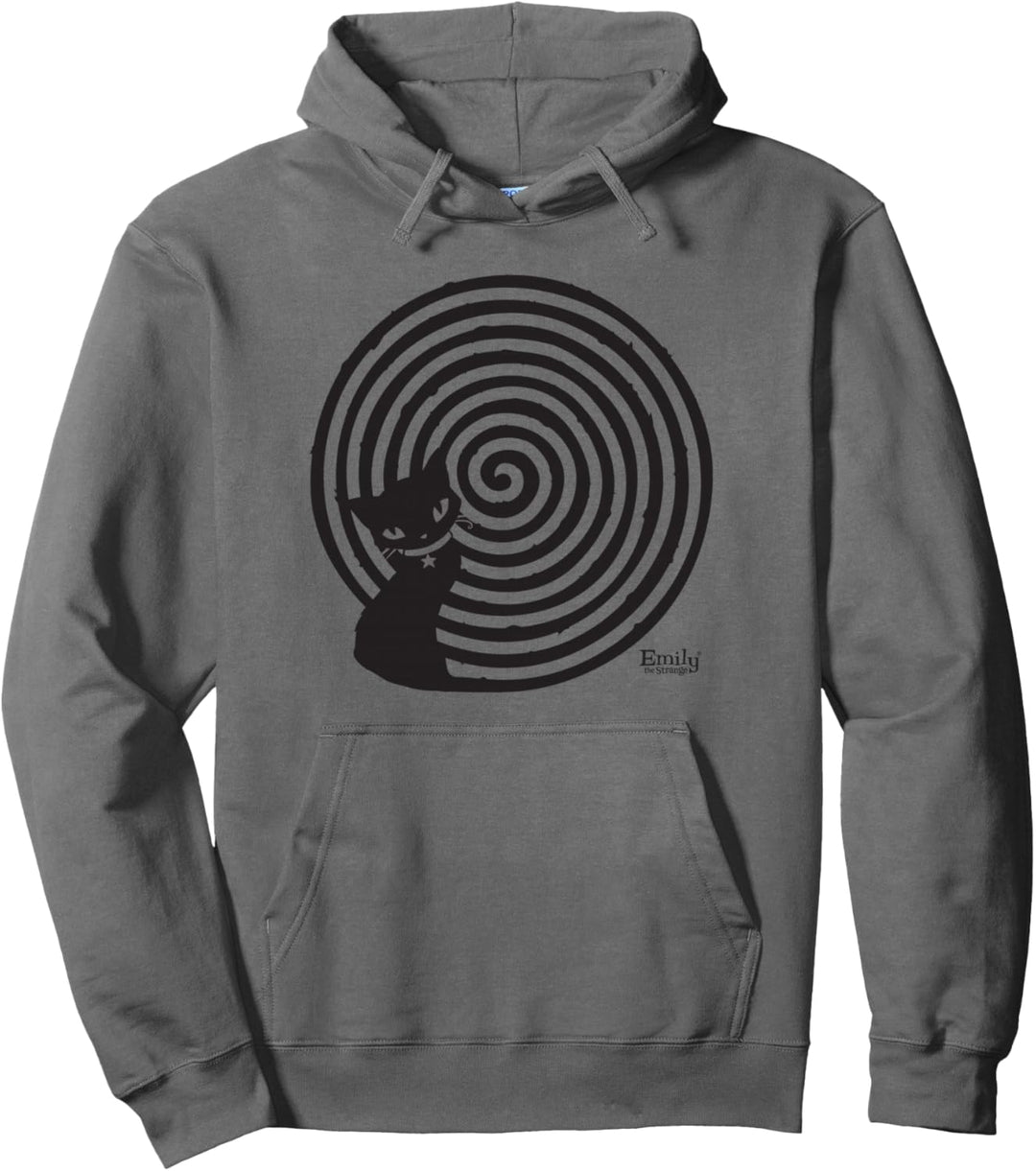 Emily The Strange Hypno Kitty Pullover Hoodie