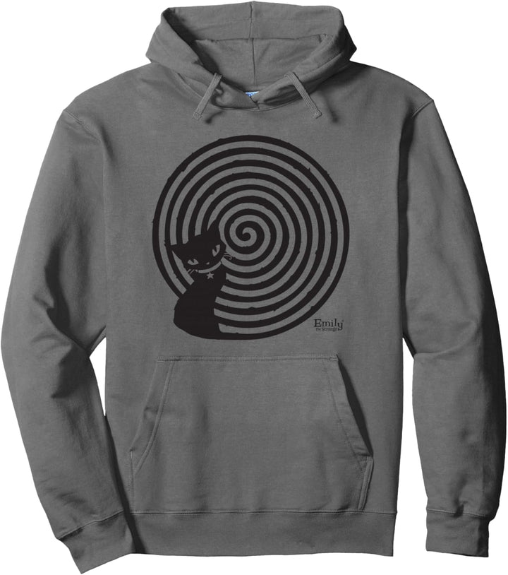 Emily The Strange Hypno Kitty Pullover Hoodie