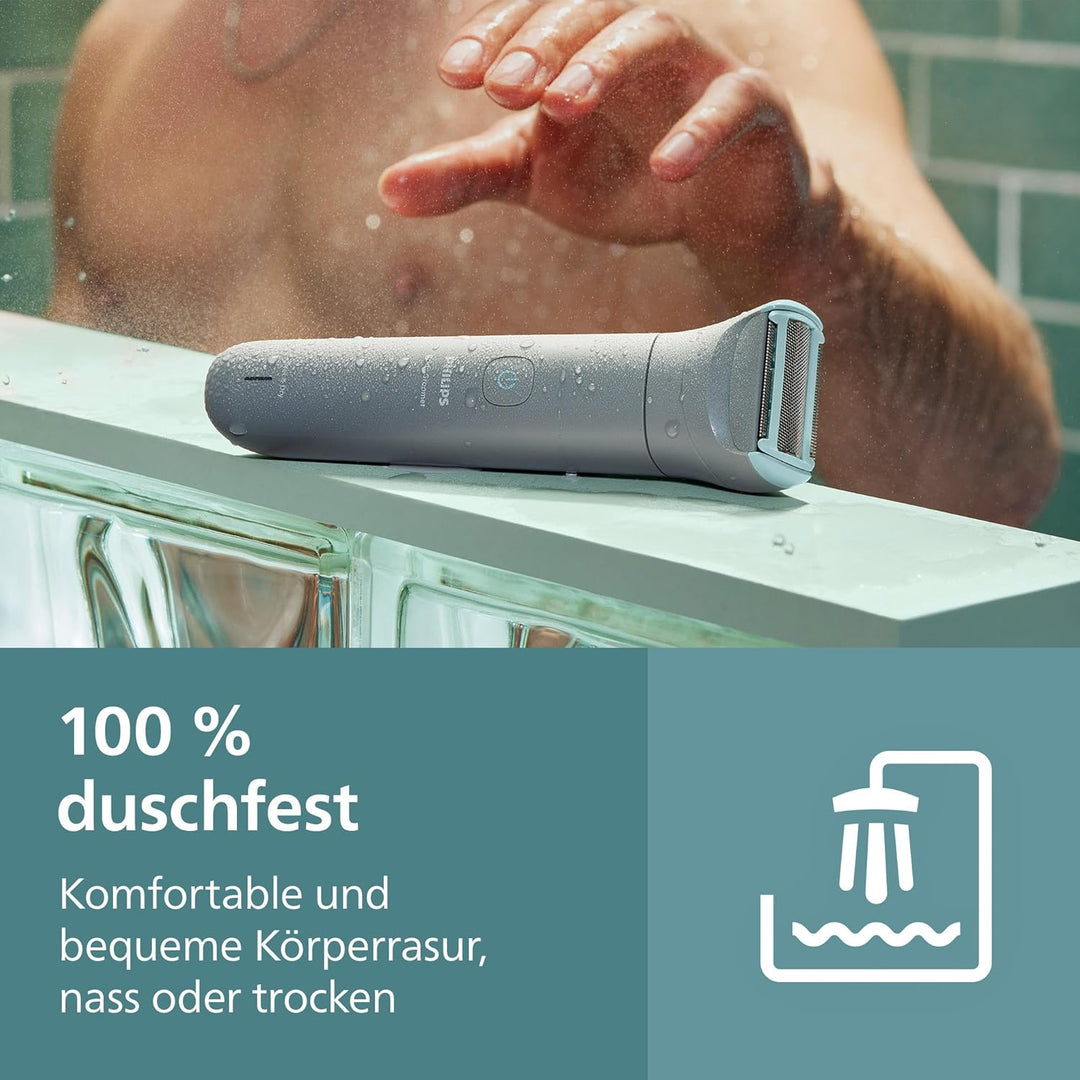 Philips Bodygroom 3000er-Serie – Herrentrimmer mit Dreifachschutz-Rasiersystem, trimmen und rasieren
