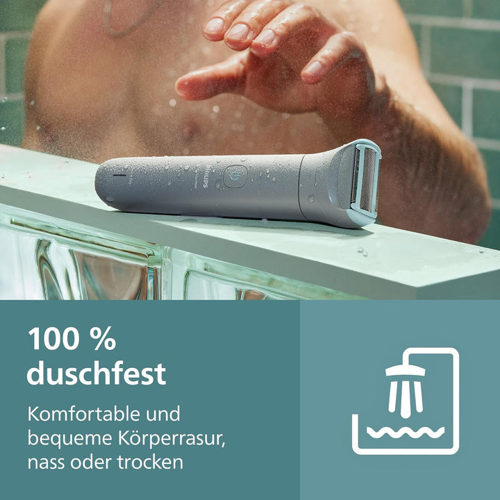 Philips Bodygroom 3000er-Serie – Herrentrimmer mit Dreifachschutz-Rasiersystem, trimmen und rasieren