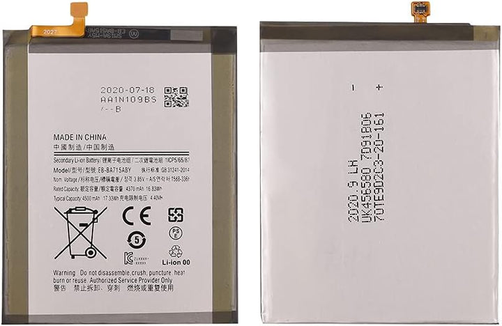 SwarKing Ersatz Akku EB-BA715ABY Kompatibel mit Samsung Galaxy A71 SM-A715 with Toolkit