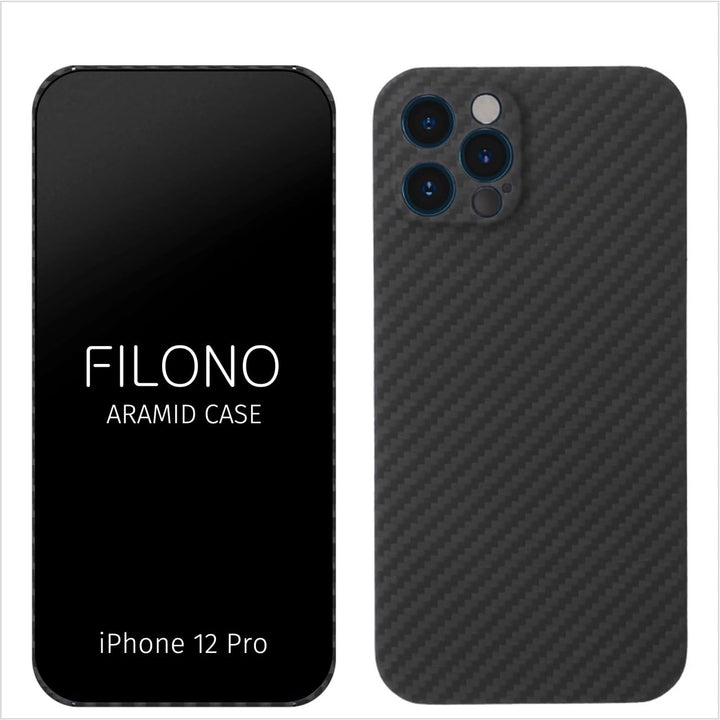 FILONO iPhone 12 Pro Aramid Hülle ultradünn iPhone 12 Pro ARAMID Case, iPhone 12 Pro ARAMID Case