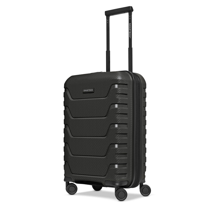 Smartbox Kabinenkoffer Erweiterbar 37x23x55 cm, 42–48L Handgepäck Koffer, Leichter Hartschalen Troll