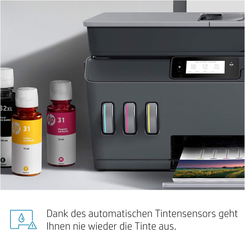 HP Smart Tank Plus 570 Multifunktionsdrucker (Drucker, Scanner, Kopierer, WLAN, AirPrint, 3-in-1, in