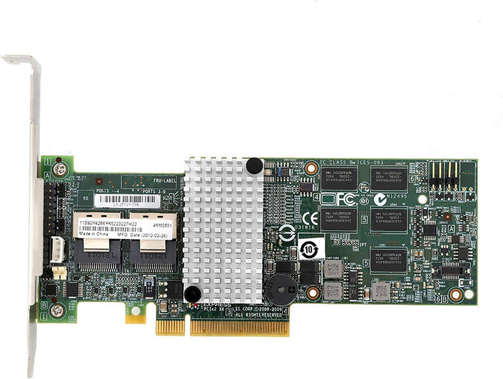 IBM M5015 Megaraid, SAS Controller RAID 6G PCIe Bang 9260‑8i SATA und Olufsen X8 für LSI 46M0851