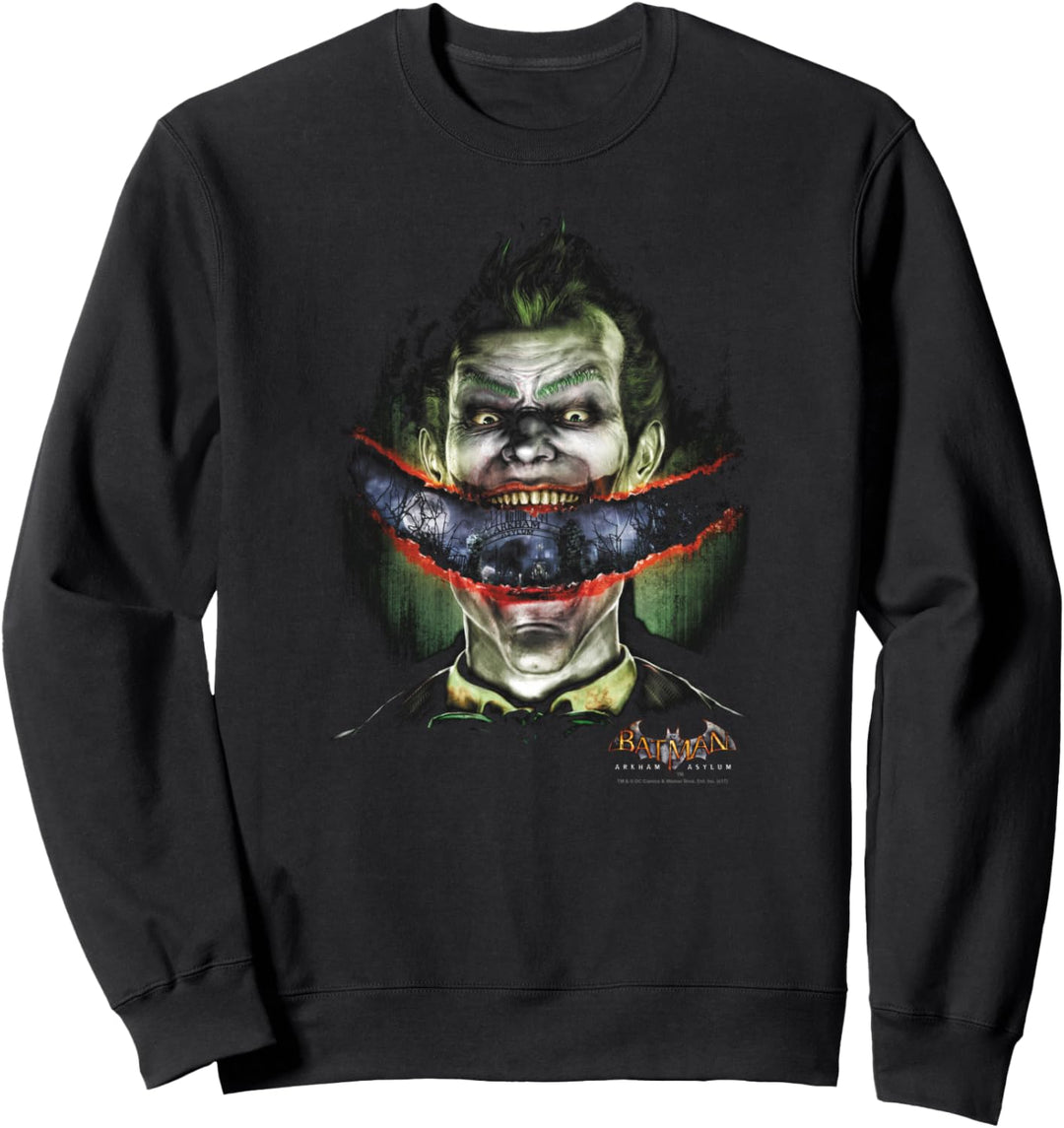 Batman: Arkham Asylum Joker Crazy Lips Sweatshirt